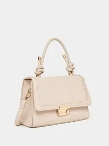 Styli Textured Knot Accented Handbag