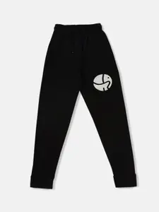 MADSTO Boys Mid-Rise Cotton Joggers
