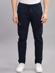 PAUL STREET Men Smart Regular Fit Mid-Rise Cargo Trousers