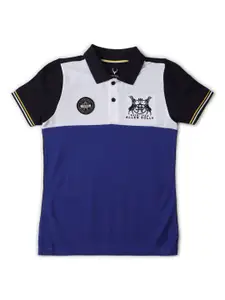 Allen Solly Junior Boys Polo Collar Applique T-shirt