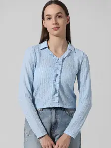 ONLY Women Opaque Striped Casual Shirt