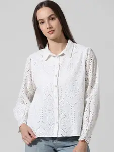 ONLY Women Opaque Printed Casual Shirt