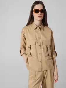 ONLY Women Boxy Opaque Casual Shirt