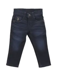 U.S. Polo Assn. Kids Boys Classic Slim Fit Light Fade Stretchable Jeans