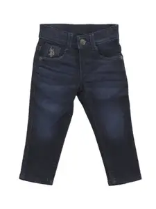 U.S. Polo Assn. Kids Boys Classic Slim Fit Light Fade Stretchable Jeans
