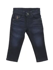 U.S. Polo Assn. Kids Boys Classic Slim Fit Light Fade Stretchable Jeans