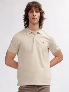 GANT Solid Polo Collar Regular Fit T-Shirt
