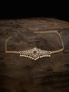 Kushal's Fashion Jewellery Gold-Plated CZ Studded Armlet