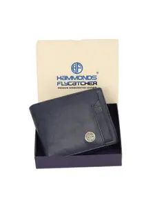 HAMMONDS FLYCATCHER Men Printed Leather Two Fold Wallet