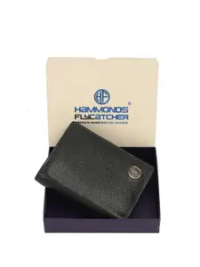 HAMMONDS FLYCATCHER Textured RFID Genuine Leather Three Fold Wallet