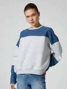 Koton Women Colourblocked Sweatshirt