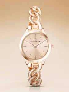 CARLINGTON Women Dial & Stainless Steel Analogue Chronograph Watch Iconic 2036 RoseGold