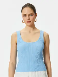 Koton Scoop Neck Sleeveless Fitted Top