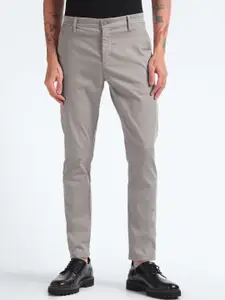 Flying Machine Men Tapered Fit Mid-Rise Trousers