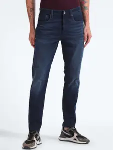 Flying Machine Men Slim Tapered Fit Clean Look Light Fade Stretchable Jeans