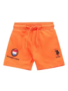 U.S. Polo Assn. Kids Boys Mid-Rise Regular Shorts