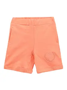 U.S. Polo Assn. Kids Girls Cotton Regular Fit Shorts