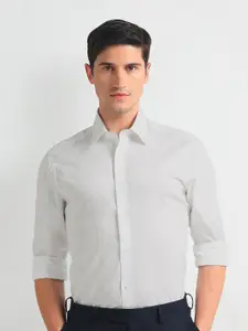 Arrow Slim Fit Textured Pure Cotton 1851 Formal Shirt