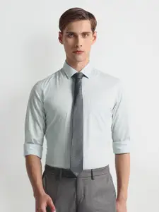 Arrow Slim Fit Ethnic Motifs Printed Twill Pure Cotton Formal Shirt