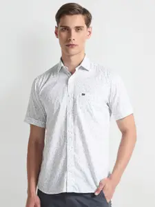 Arrow Sport Floral Printed Pure Cotton Casual Shirt