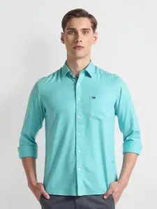 Arrow Sport Slim Fit Twill Weave Cotton & Modal Casual Shirt