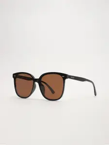 THE BEAR HOUSE Men Oversized Sunglasses BSG-ROGAL-BK