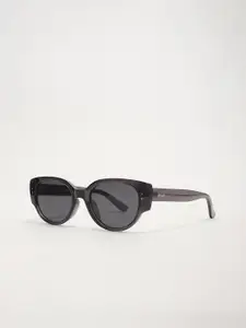 THE BEAR HOUSE Men Oval Sunglasses BSG-ALEXA-GY