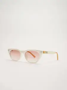 THE BEAR HOUSE Men Cateye Sunglasses BSG-AMUND-CR