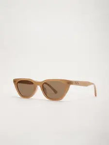 THE BEAR HOUSE Men Cateye Sunglasses BSG-KVALO-BR