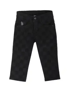 U.S. Polo Assn. Kids Boys Classic Slim Fit Printed Stretchable Jeans