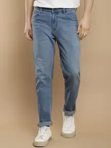 Harvard Men Blue Jean Slim Fit Mid-Rise Stretchable Jeans