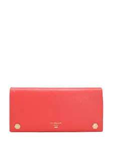 Da Milano Textured Leather Two Fold Wallet