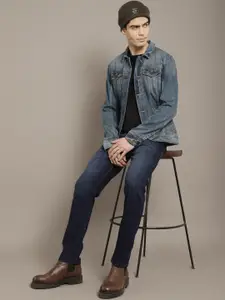 The Roadster Lifestyle Co. Men Jean Blue Slim Fit Light Fade Stretchable Jeans