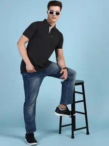 Lux Cozi Polo Collar Short Sleeves Ultra Soft T-shirt