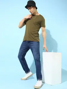 Kook N Keech Men Blue Jean Slim Fit Clean Look Light Fade Stretchable Jeans