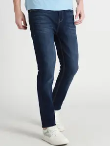 Dennis Lingo Men Slim Fit Mid-Rise Light Fade Stretchable Jeans