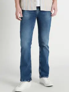 Dennis Lingo Men Bootcut Light Fade Stretchable Jeans