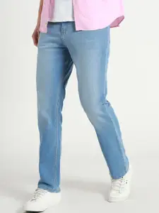 Dennis Lingo Men Straight Fit Mid-Rise Light Fade Stretchable Jeans
