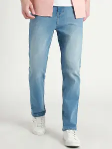Dennis Lingo Men Mid-Rise Straight Fit Clean Look Light Fade Stretchable Jeans