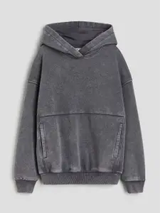 H&M Boys Oversized Washed-Look Hoodie