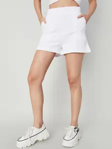 Ginger by Lifestyle Women Mid-Rise Pure Cotton Shorts