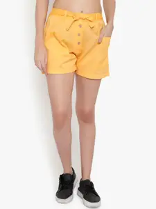 Indietoga Women High-Rise Cotton Shorts