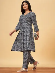 YU by Pantaloons Ethnic Motifs Print A-Line Dress