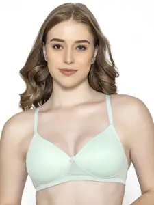 B'ZAR Full Coverage Lightly Padded Everyday Mesh T-Shirt Bra With All Day Comfort
