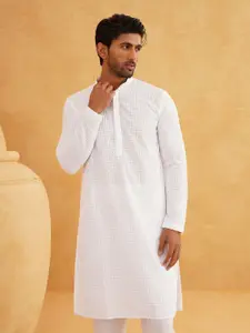 SOJANYA Ethnic Motifs Embroidered Pure Cotton Kurta
