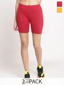 GRACIT Women Skinny Fit Cycling Sports Shorts