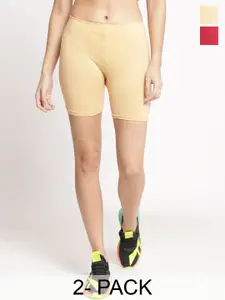 GRACIT Women Skinny Fit Cycling Sports Shorts