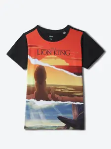 YK Disney Boys Simba Printed T-shirt