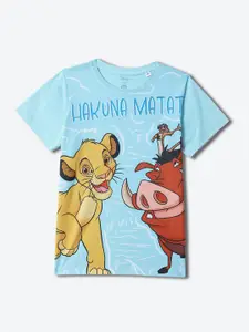 YK Disney Boys Simba Printed T-shirt