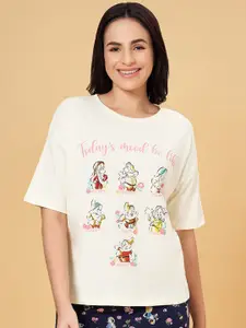 Dreamz by Pantaloons Graphic Printed Pure Cotton Lounge T-Shirt